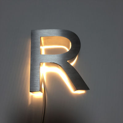 HIGHSPAN خارج لافتة قناة بإضاءة خلفية لأسماء الشركات