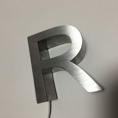 HIGHSPAN خارج لافتة قناة بإضاءة خلفية لأسماء الشركات