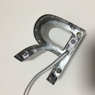 HIGHSPAN خارج لافتة قناة بإضاءة خلفية لأسماء الشركات