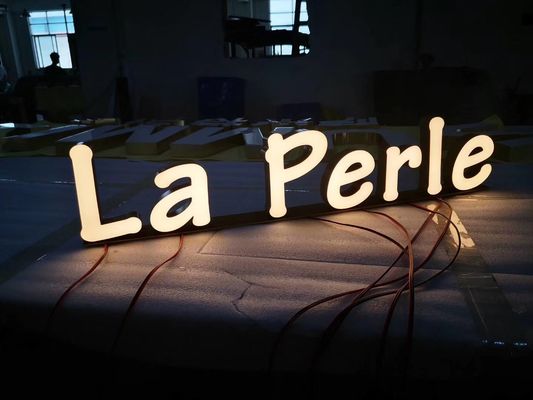 رسالة قناة معدنية ملفقة تسجيل 3D علامة مربع ضوء الصمام