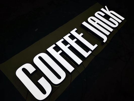 رسالة قناة معدنية ملفقة تسجيل 3D علامة مربع ضوء الصمام