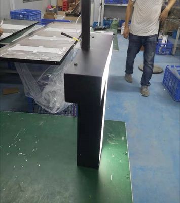 الاكريليك سقف جبل 3D رسالة معدنية علامات الطلاء الأسود للجدار