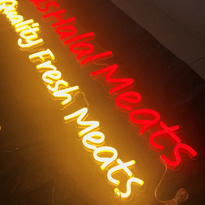 Custom Restaurant Led Neon Sign 22 Colors For Home CE ROHS