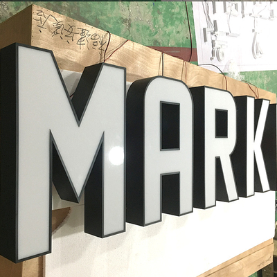 Advertising Led 3D Market Illuminated Channel Letter IP67 Waterproof